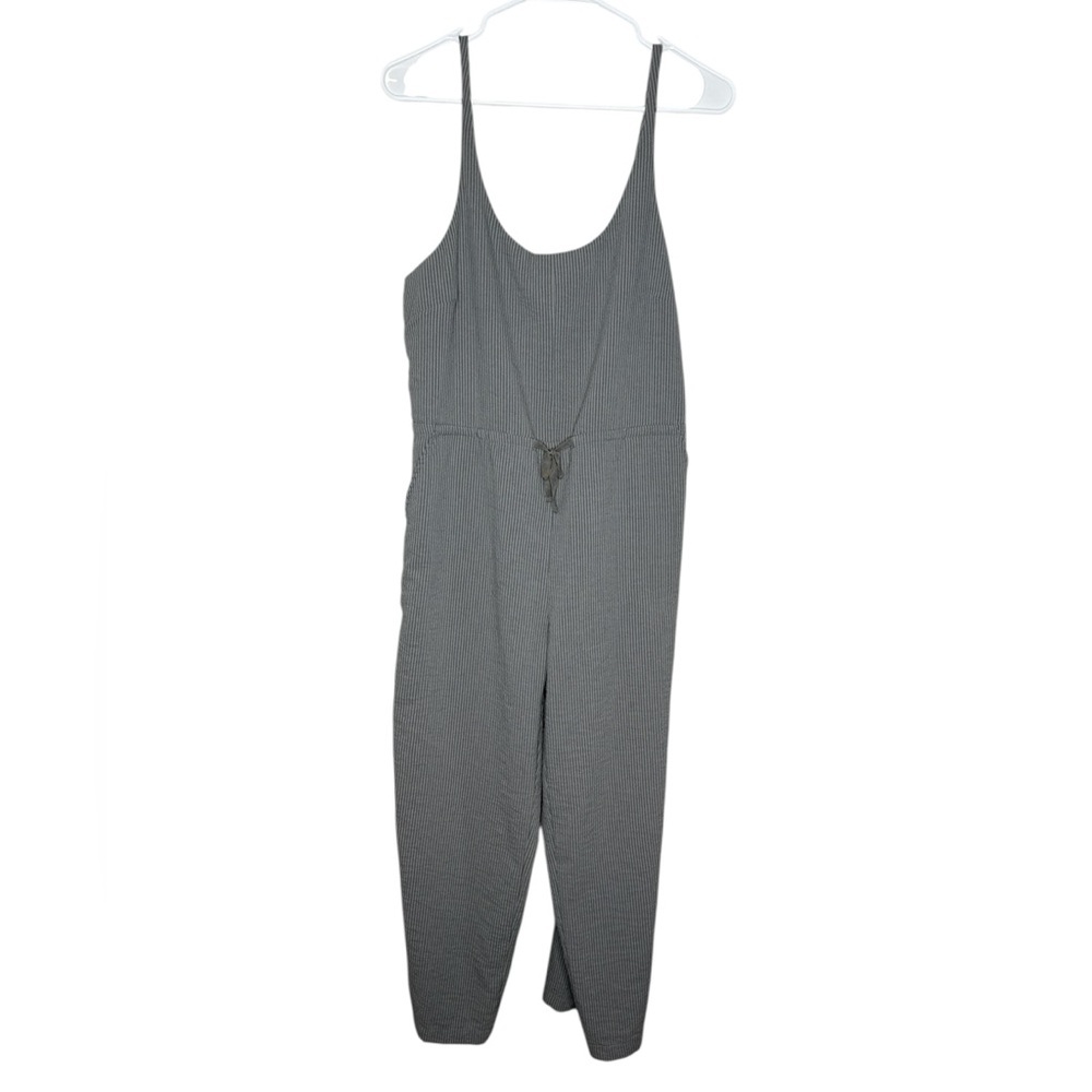 Bridge & Burn Sleeveless Striped Jumpsuit Size Medium